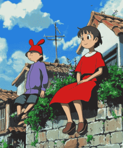 Kiki Delivery Service Anime Diamond Painting