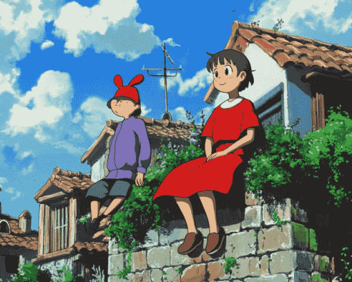 Kiki Delivery Service Anime Diamond Painting