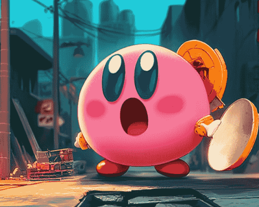 Kirby Animation Diamond Painting