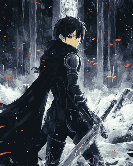 Kirito Anime Adventure Diamond Painting