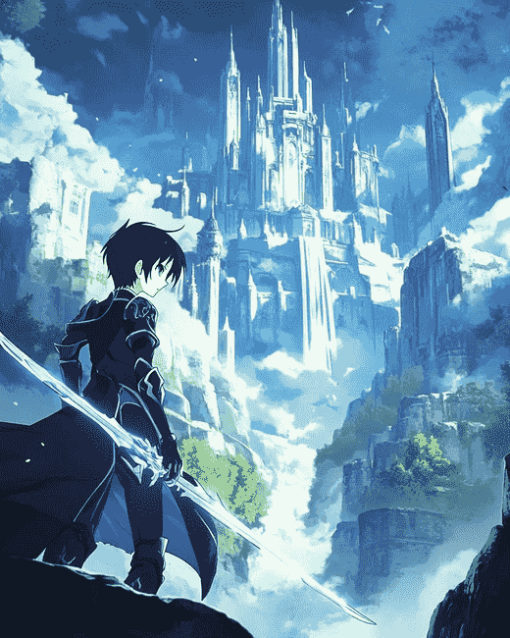 Kirito Gaming Legend Diamond Painting