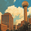 Knoxville Cityscape Diamond Painting