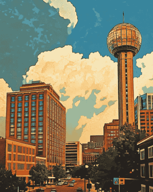 Knoxville Cityscape Diamond Painting