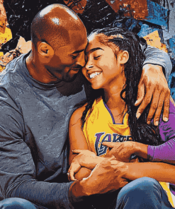 Kobe and Gianna Basketball Legend Diamond Painting