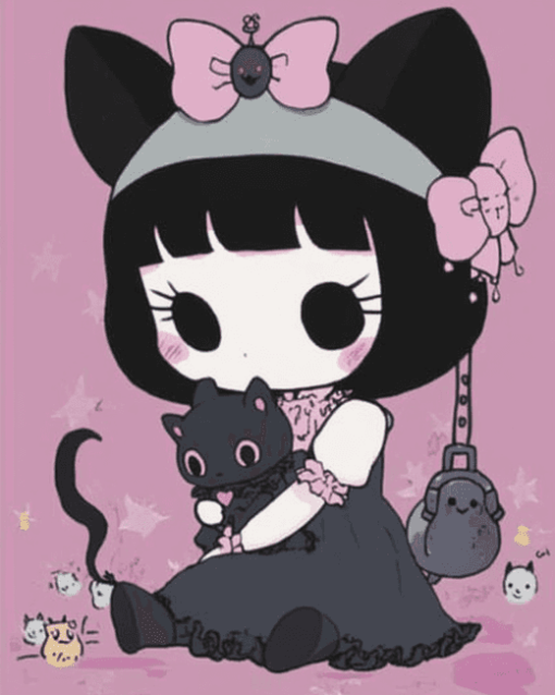 Kuromi Sanrio Anime Diamond Painting