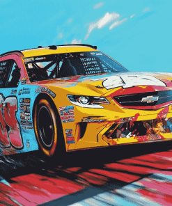 Kyle Busch Racing Legend Diamond Painting