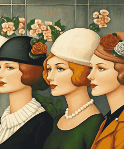 Ladies by Beryl Cook Diamond Painting