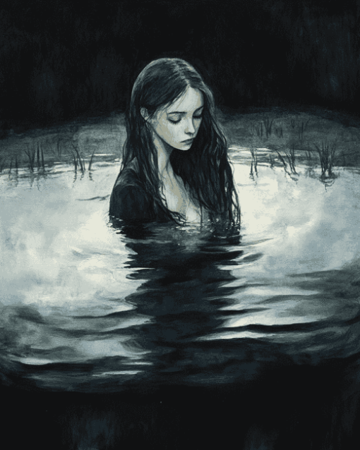 Lady In The Water Movie Diamond Painting