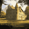 Lallybroch Castle Building Diamond Painting