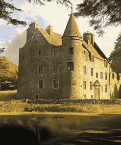 Lallybroch Castle Building Diamond Painting