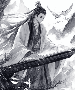 Lan Wangji Anime Diamond Painting