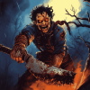 Leatherface Horror Movie Diamond Painting