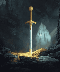 Legend of Excalibur Fantasy Diamond Painting