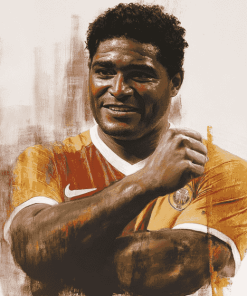 Legendary Eusebio Da Silva Football Diamond Painting