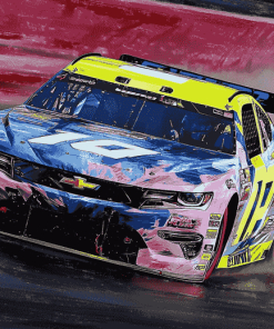 Legendary Jimmie Johnson Car Diamond Painting