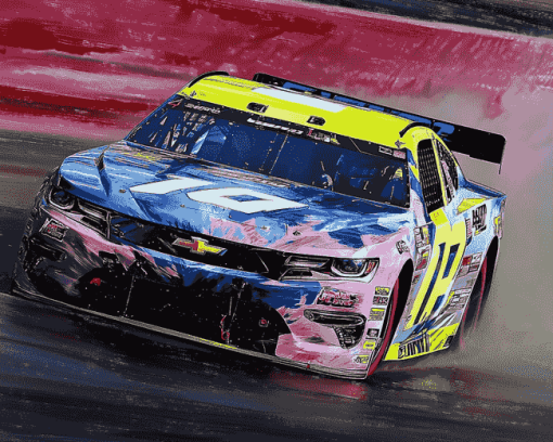 Legendary Jimmie Johnson Car Diamond Painting