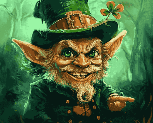 Leprechaun Cartoon Adventure Diamond Painting