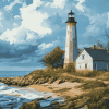 Lighthouse New Haven Scenic Diamond Painting