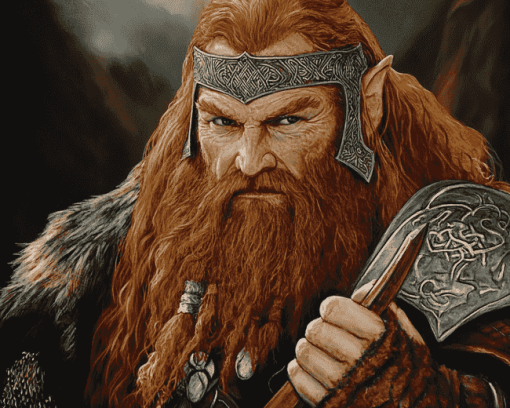 Lord of the Rings Gimli Diamond Painting