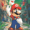 Luigi Adventure Video Game Diamond Painting