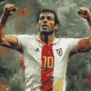 Luis Figo Legendary Footballer Diamond Painting