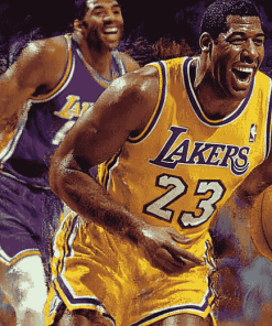 Magic Johnson Basketball Legend Diamond Painting