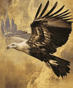 Majestic Flying Vulture Diamond Painting