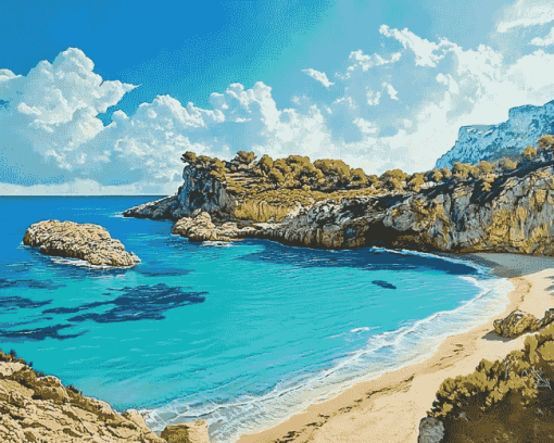 Mallorca Beaches Diamond Painting