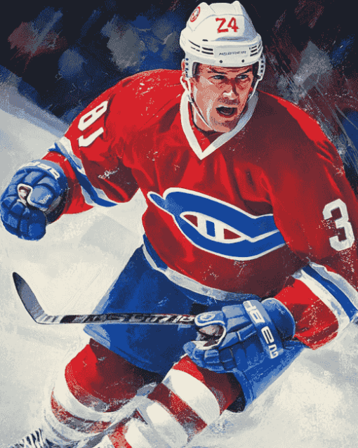 Mark Messier Ice Hockey Legend Diamond Painting