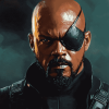 Marvel Superhero Nick Fury Diamond Painting