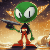 Marvin Martian Cartoons Diamond Painting