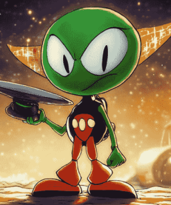 Marvin Martian Cartoons Diamond Painting