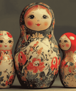 Matryoshka Nesting Dolls Animation Diamond Painting