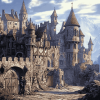 Medieval Fantasy Castle Diamond Painting