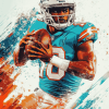 Miami Dolphins Football Diamond Painting