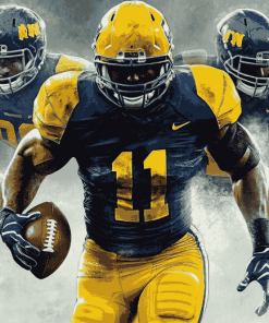 Michigan Football Stars Diamond Painting