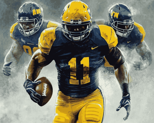 Michigan Football Stars Diamond Painting