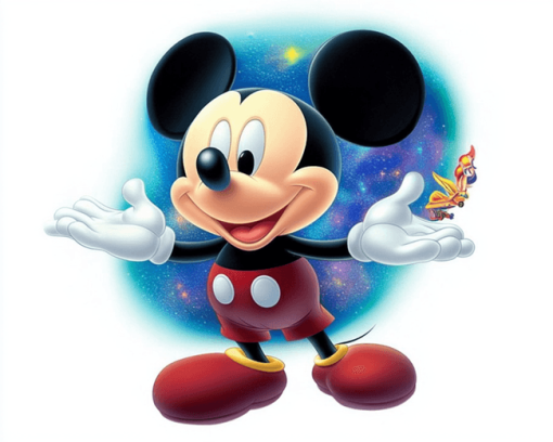 Mickey Mouse Fantasy Animation Diamond Painting