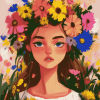 Midsommar Girls Floral Diamond Painting