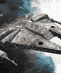 Millennium Falcon Star Wars Diamond Painting