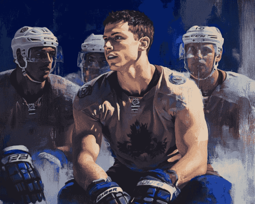 Mitch Mamer Ice Hockey Star Diamond Painting