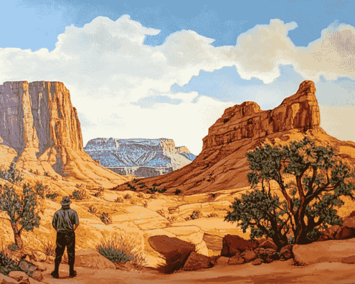 Moab Landscape Adventure Diamond Painting