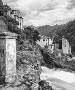 Monochrome Fruttuoso Italy Diamond Painting