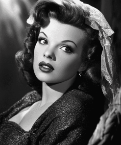 Monochrome Judy Garland Diamond Painting