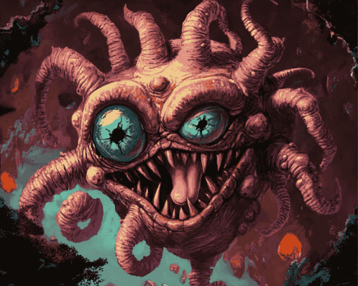 Monster Beholder Creature Diamond Painting