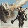 Monster Hunter Action Movie Diamond Painting