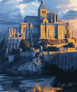 Mont Saint Michel Castle Diamond Painting