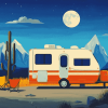 Motor Home Adventure Diamond Painting