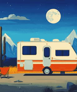 Motor Home Adventure Diamond Painting