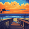 Myrtle Beach Animation Diamond Painting